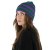 Beanies - Gårda Davos Striped Merino Wool Beanie (green/purple)