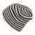 Beanies - Gårda Saint-Gervais Striped Wool Mix Beanie (brown/white)