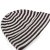 Beanies - Gårda Saint-Gervais Striped Wool Mix Beanie (brown/white)