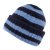 Beanies - Gårda Lech Striped Wool Mix Beanie (blue)