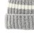 Beanies - Gårda Les Deux Alpes Striped Merino Mix Beanie (grey/white)