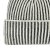 Beanies - Gårda Megève Striped Cashmere Mix Beanie (grey/white)