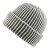 Beanies - Gårda Megève Striped Cashmere Mix Beanie (grey/white)