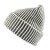 Beanies - Gårda Megève Striped Cashmere Mix Beanie (grey/white)