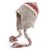 Beanies - Gårda Quellon Knit Earflap Beanie (white/red)