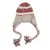 Beanies - Gårda Quellon Knit Earflap Beanie (white/red)