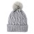 Beanies - Gårda Saas-Fee Cable Knit Wool Mix Beanie (grey)