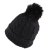 Beanies - Gårda Saas-Fee Cable Knit Wool Mix Beanie (black)