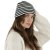 Beanies - Gårda Saint-Gervais Striped Wool Mix Beanie (black/white)