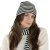 Beanies - Gårda Saint-Gervais Striped Wool Mix Beanie (black/white)