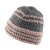 Beanies - Gårda Verbier Striped Wool Mix Beanie (grey/pink)