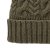 Beanies - Gårda Villars Cable Knit Wool Mix Beanie (moss green)