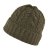 Beanies - Gårda Villars Cable Knit Wool Mix Beanie (moss green)