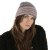 Beanies - Gårda Verbier Striped Wool Mix Beanie (grey/pink)