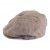 Flat cap - Jaxon Herringbone Newsboy Cap (brown)