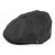 Flat cap - Jaxon Hats Oil Cloth Newsboy Cap (black)