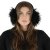 Ear warmers - Gårda Avola Faux Fur Ear Muffs (black)
