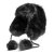 Fur Hat - Gårda Tortel Faux Fur Trapper Hat (black)