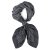 Scarf - Gårda Lourdes Satin Scarf (black)