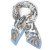 Scarf - Gårda Paisley Satin Scarf (blue)