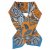 Scarf - Gårda Paisley Satin Scarf (orange)