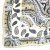Scarf - Gårda Paisley Satin Scarf (white)