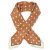 Scarf - Gårda Polka Dot Satin Scarf (orange)