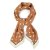 Scarf - Gårda Polka Dot Satin Scarf (orange)