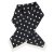 Scarf - Gårda Polka Dot Satin Scarf (black)