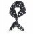 Scarf - Gårda Polka Dot Satin Scarf (black)