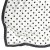 Scarf - Gårda Polka Dot Satin Scarf (white)