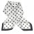 Scarf - Gårda Polka Dot Satin Scarf (white)