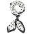 Scarf - Gårda Polka Dot Satin Scarf (white)