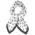 Scarf - Gårda Polka Dot Satin Scarf (white)