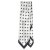 Scarf - Gårda Polka Dot Satin Scarf (white)