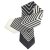 Scarf - Gårda Tabriz Satin Scarf (black/cream)