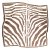 Scarf - Gårda Zebra Satin Scarf (brown)