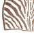 Scarf - Gårda Zebra Satin Scarf (brown)