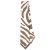Scarf - Gårda Zebra Satin Scarf (brown)