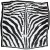 Scarf - Gårda Zebra Satin Scarf (black)