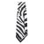 Scarf - Gårda Zebra Satin Scarf (black)