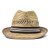Straw Hat - Gårda Agulo Natural Straw Trilby (natural/brown)