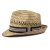 Straw Hat - Gårda Agulo Natural Straw Trilby (natural/brown)