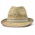 Straw Hat - Gårda Agulo Natural Straw Trilby (natural/cream)