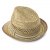 Straw Hat - Gårda Agulo Natural Straw Trilby (natural/cream)
