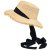 Straw Hat - Gårda Ajaccio Sun Hat (nature/black)