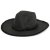 Straw Hat - Gårda Alicante Fedora (black)