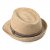 Straw Hat - Gårda Benijo Raffia Trilby (natural/taupe)