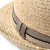 Straw Hat - Gårda Benijo Raffia Trilby (natural/taupe)