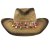 Straw Hat - Gårda Cassis Western Hat (brown)
